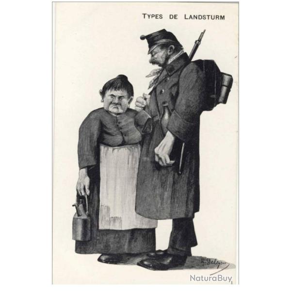 CPA illustr�e DELEYSIN R. Suisse Types de Landstrum