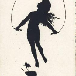 CPA illustr&eacute;e DIEFENBACH Petite fille corde &agrave; sauter