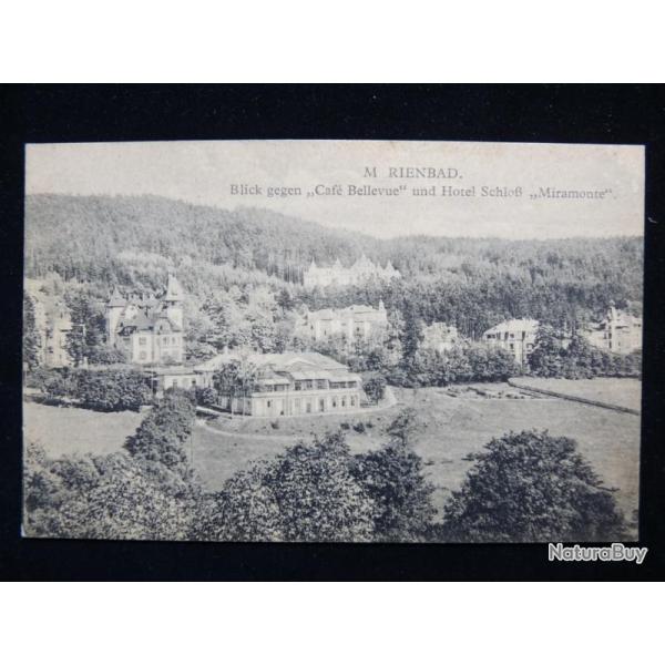 CPA R�publique Tch�que MARIENBAD Caf� Bellevue