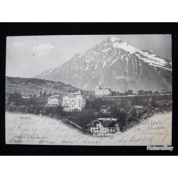 CPA Suisse Berne SPIEZ 1917