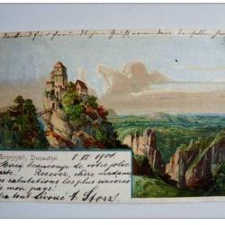 CPA Allemagne illustr&eacute;e Sagg Bronnen Donauthal