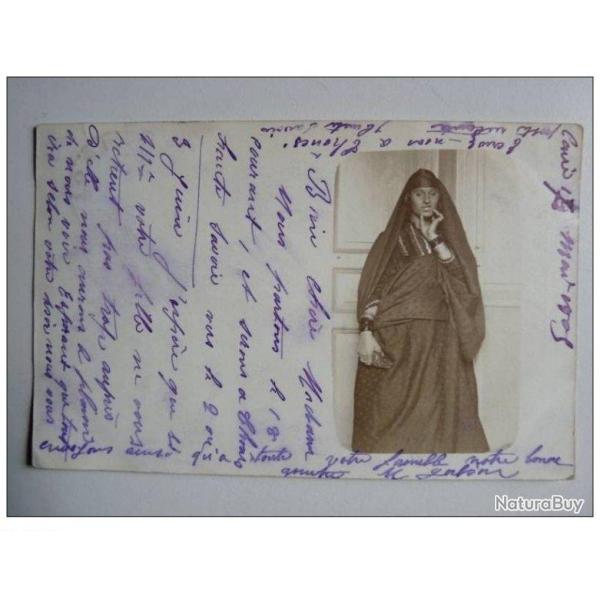 CPA Egypte Femme costume typique 1906