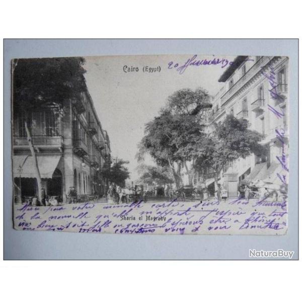 CPA Egypte Le Caire Cairo - Sharia el Magraby 1906