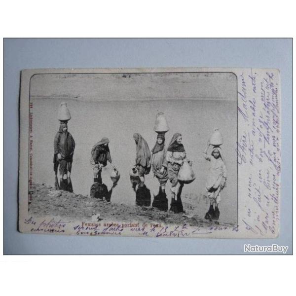 CPA Egypte Femmes arabes portant de l'eau 1905