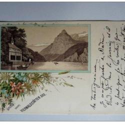 CPA SUISSE Lucerne Luzern Gruss vom Vierwaldst&auml;tter