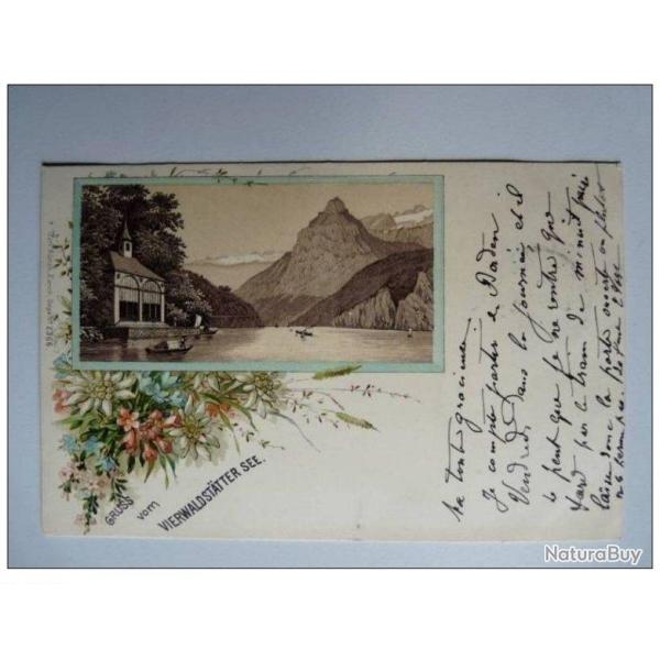 CPA SUISSE Lucerne Luzern Gruss vom Vierwaldst�tter