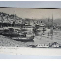 CPA SUISSE Lucerne Luzern Schweizerhofquai 1906