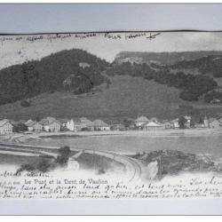 CPA SUISSE Jura Le Pont et la Dent de Vaulion 1904