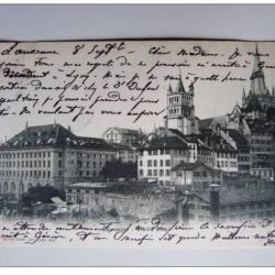 CPA SUISSE Vaud Lausanne Vieille Ville 1904