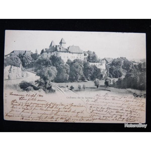 CPA Suisse Vaud Ch�teau de la Sarraz Lausanne 1900