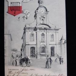 CPA Suisse Vaud Lausanne St Laurent 1902