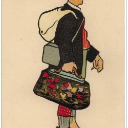 CPA illustr&eacute;e Mass&acute;boeuf - Caricature militaire Guerre