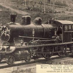 CPA Train Locomotive Miniature Golliez Lausanne