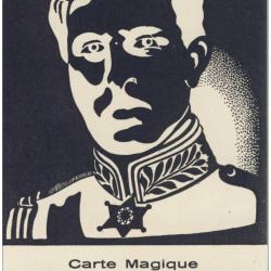 CPA Carte Magique Albert 1er roi des Belges