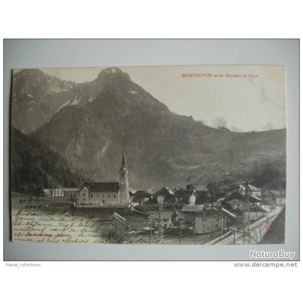 CPA SUISSE Fribourg Montbovon et les Rochers de Naye