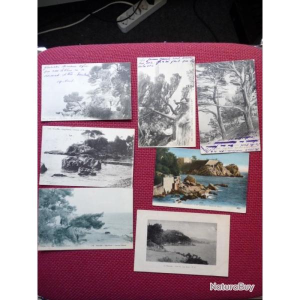 CPA 83 Lot de 7 Cartes Postales - Toulon Cap Brun