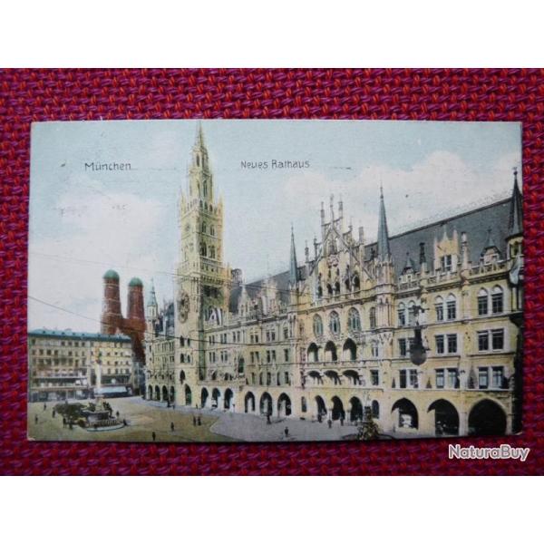 CPA Allemagne Munich Munchen Neues Rathaus 1909