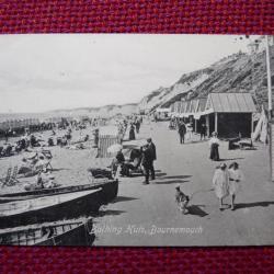 CPA Royaume-Uni Bournemouth Bathing Huts 1911