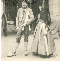 CPA 01 AIN - Anciens Costumes Bressans Mari&eacute;s