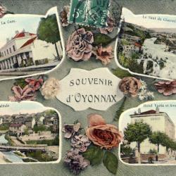 CPA 01 AIN - OYONNAX Souvenir d'Oyonnax