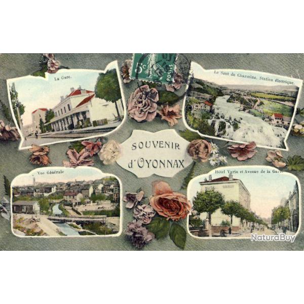 CPA 01 AIN - OYONNAX Souvenir d'Oyonnax