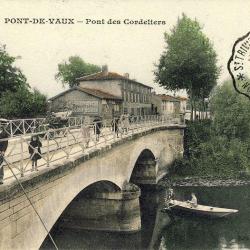 CPA 01 AIN - PONT DE VAUX Pont des cordeliers