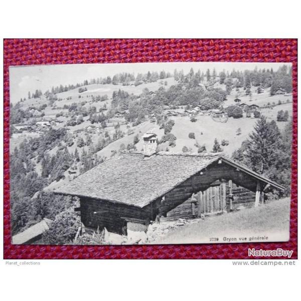 CPA SUISSE Vaud - Gryon vue g�n�rale cabane