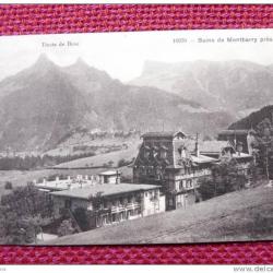 CPA Suisse Fribourg Bains de Montbarry Bulle 1917
