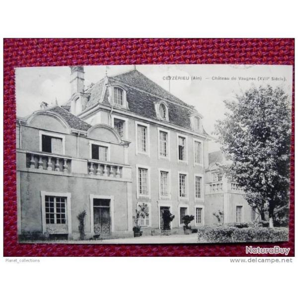 CPA 01 AIN CEYZERIEU - Ch�teau de Vaugnes 1909