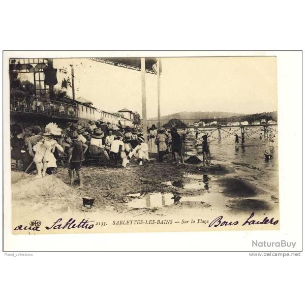 CPA 83 VAR - TOULON - SABLETTES LES BAINS