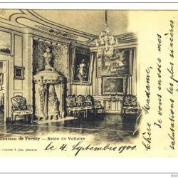 CPA 01 AIN FERNEY VOLTAIRE Salon de Voltaire 1900