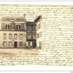 CPA 01 AIN Chatillon sur Chalaronne Maison 1904