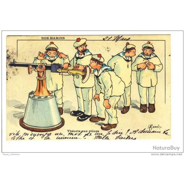 CPA illustr�e Gerv�se H. Th�orie aux pi�ces Nos Marins