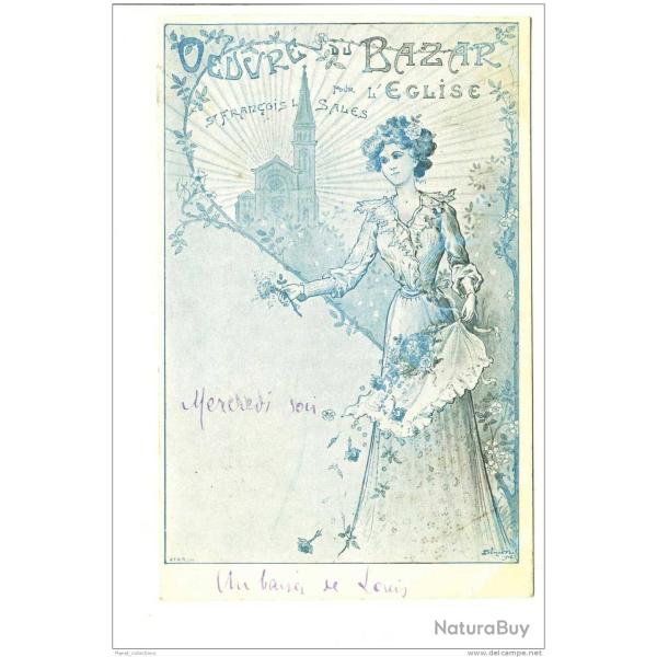 CPA illustr�e OEuvre du Bazar �glise St Fran�ois de Sales