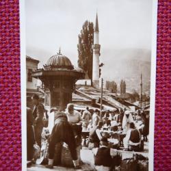 CPA Bosnie SARAJEVO Le March&eacute; Bach Bas Carsija