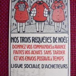 CPA illustr&eacute;e Syndicat Ligue Social d'Acheteurs RUFFY