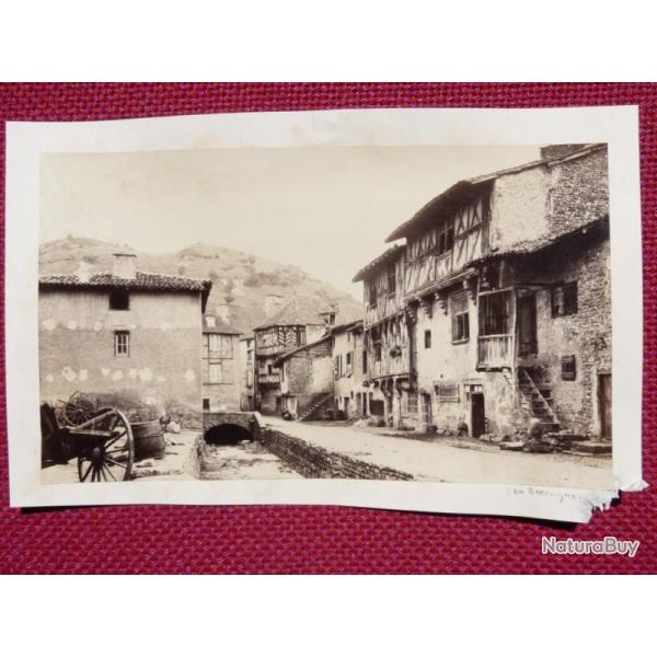 Photographie Village en Bretagne 1890