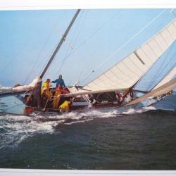 Grande photographie course Voiliers sign&eacute;e ? mer bateau