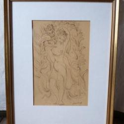 Dessin Femme nue Andr&eacute; BOVY