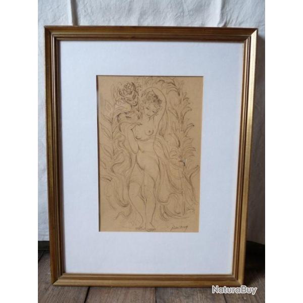 Dessin Femme nue Andr� BOVY