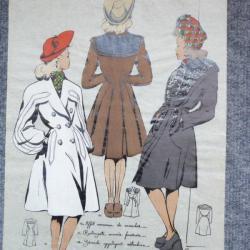 Dessin Mode Femme Pin-up 1945