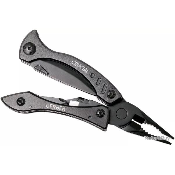 Gerber Crucial pince multifonction noire dans emballage plastifi