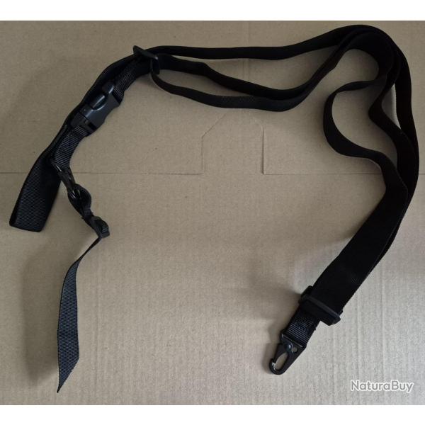 Bretelle NEUVE 2 points r�glable en longueur - Chasse - Tir - Airsoft - AR15 - AK47 - M4 - Tactique