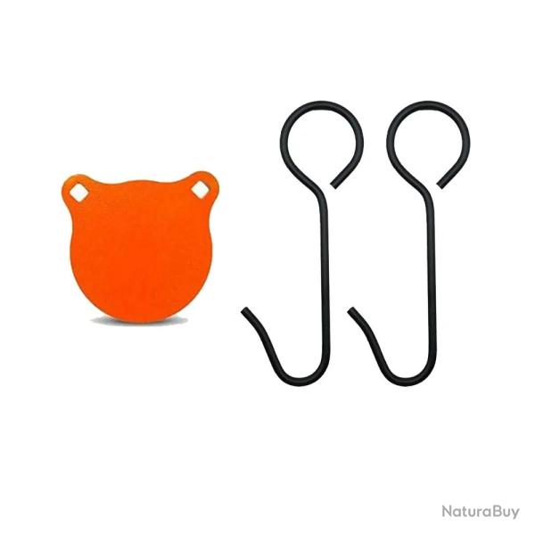 Gong AR500 75mm (3 pouces) avec crochet