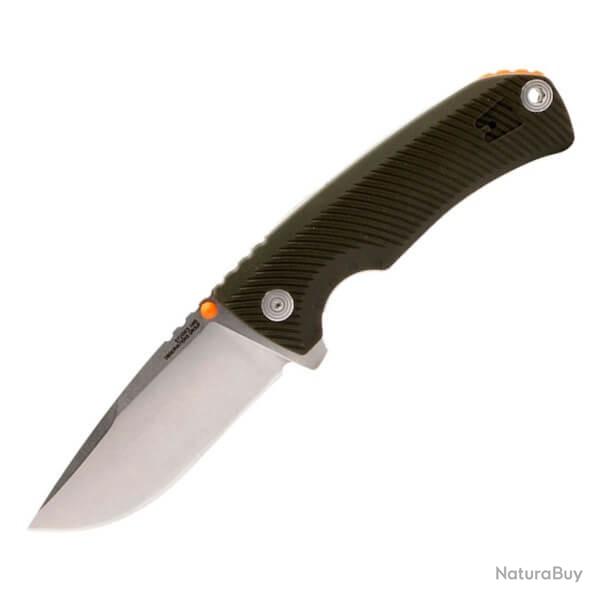 SGTELLUSFLKOL Couteau pliant SOG Tellus FLK olive/orange