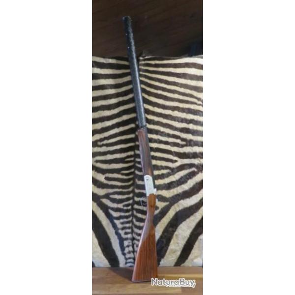 Fusil YILDIZ superpos� silence cal.410/76 canons 83 cm - crosse Anglaise