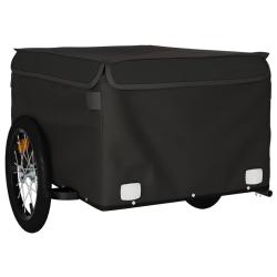 Remorque chariot transport de v&eacute;lo 45 kg fer noir 02_0044073