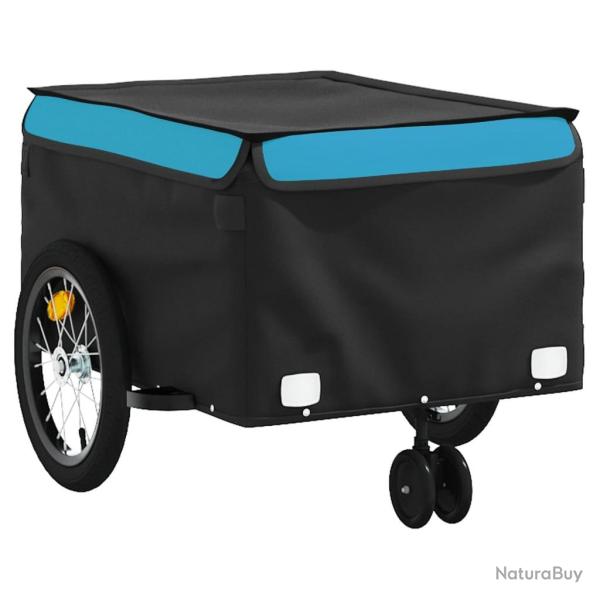 Remorque chariot transport de v�lo 45 kg fer bleu 02_0044101