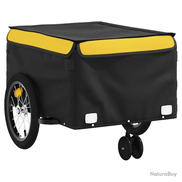 Remorque chariot transport de v�lo 45 kg fer jaune 02_0044144
