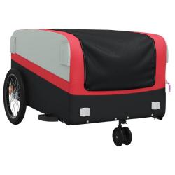 Remorque chariot transport de v&eacute;lo 45 kg fer rouge 02_0044180